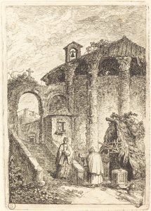 Muinainen temppeli tekijältä Hubert Robert