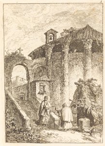 Muinainen temppeli tekijältä Hubert Robert