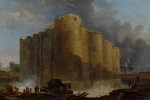 Bastillen purkaminen 14. heinäkuuta 1789 tekijältä Hubert Robert