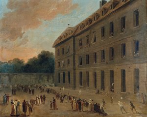 Saint-Lazaren vangit, noin 1794. tekijältä Hubert Robert