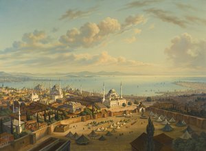 Konstantinopoli Beyazitin palotornista