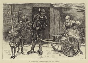 Vuoristojuustokauppias Tirolissa tekijältä Hubert von Herkomer