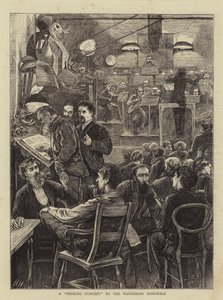 Wandering Minstrelsin tupakointikonsertti tekijältä Hubert von Herkomer