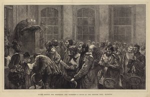 Jumalanpalvelus paimenille ja paimenille, tutkimus Berners Hallissa Islingtonissa