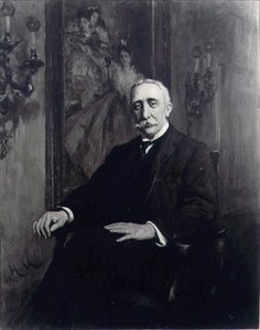 Sir Carl Meyerin (1851-1922) muotokuva n. 1910 (öljy kankaalle) tekijältä Hubert von Herkomer