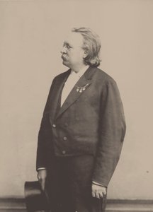 Urkuri ja säveltäjä Edmund Kretschmerin muotokuva 1830-1908.
