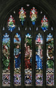 Langport, All Saints, Belham & Co, Hugh Arthur Kennedy, Abraham, Job, David, Moses & Solomon, 1879 tekijältä Hugh Arthur Kennedy