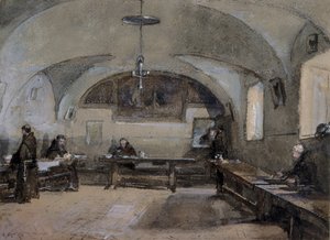 Albanon kapusiiniluostarin sisustus tekijältä Hugh Carter