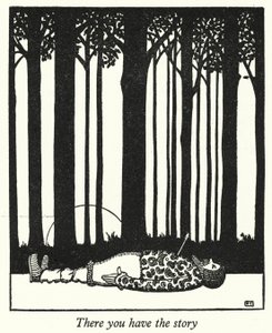 Siellä on tarina (litho) tekijältä Hugh Chesterman