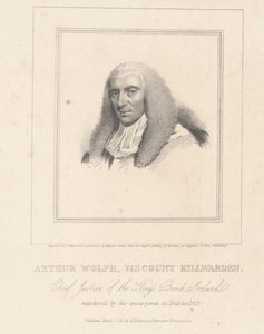 Arthur Wolfe, varakreivi Killwarden, kaiverrus G. Robinson