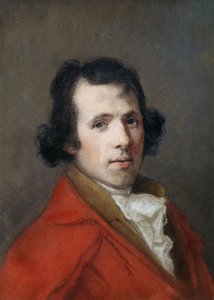 Antonio Canovan muotokuva, rinnan pituus, takki yllään,