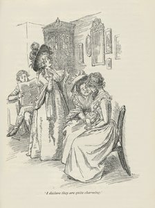 Ilmoitan, että ne ovat melko viehättäviä, 1896 tekijältä Hugh Thomson