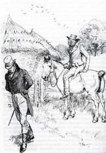 Kuvitus Jane Austenin "Emmalle" (kuva) tekijältä Hugh Thomson