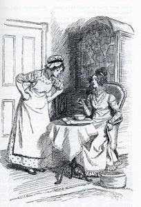 Kuvitus Jane Austenin "Emmalle" (kuva) tekijältä Hugh Thomson