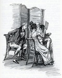 Kuvitus Jane Austenin "Emmalle". Kirjailija: Hugh Thomson (kuva)