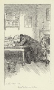 George Eliotin Janetsin katumuksen kuvitus. tekijältä Hugh Thomson