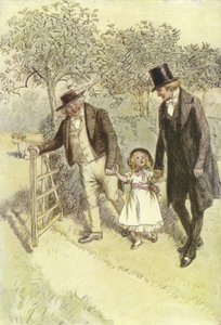 George Eliotin Janetsin katumuksen kuvitus. tekijältä Hugh Thomson