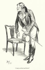 Jane Austenin kuvitus suostutteluun (litho) tekijältä Hugh Thomson