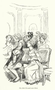 Jane Austenin kuvitus suostutteluun (litho) tekijältä Hugh Thomson