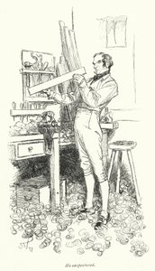 Jane Austenin kuvitus suostutteluun (litho) tekijältä Hugh Thomson