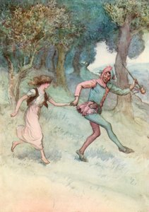 Kuvitus Shakespearesille kuten pidät tekijältä Hugh Thomson