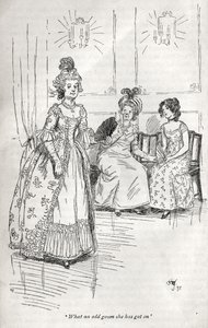 Jane Austenin romaani Northanger Abbey - tekijältä Hugh Thomson