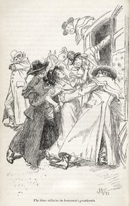 Jane Austenin romaani Northanger Abbey - tekijältä Hugh Thomson
