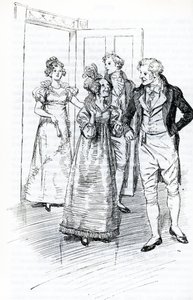 "The Ball at the Crown Inn" (kuva) tekijältä Hugh Thomson