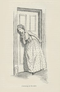 Kuuntelemassa ovella, 1896
