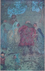 Nyt, hyvä Sir John, kuinka elävät Windsorin vaimosi, esimerkki Windsorin iloisista vaimoista, 1910 tekijältä Hugh Thomson
