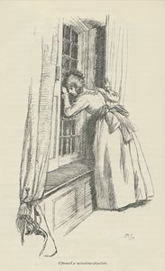 Avasi ikkunaluukun, 1896 tekijältä Hugh Thomson