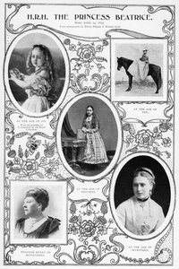 Prinsessa Beatrice, kuningatar Victorian nuorin lapsi, 1901.