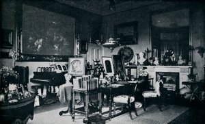 Queens Private Sitting Room Osbornessa, c1899, 1901