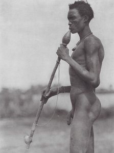 Afrikka: Bahr el Zerafilla (s/w-kuva).