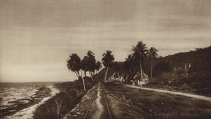 Meksiko: Campeche, Calle por Lerma (s/w-kuva). tekijältä Hugo Brehme