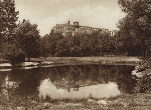 Meksiko: Castillo Chapultepec (s/w valokuva) tekijältä Hugo Brehme
