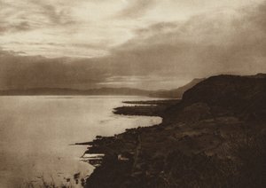 Meksiko: Chapala-järvi (s/w-kuva) tekijältä Hugo Brehme