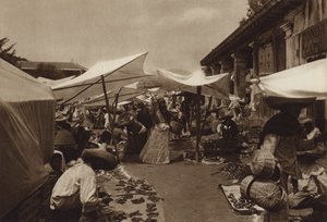 Meksiko: Amecamecan markkinat (s/w-kuva)