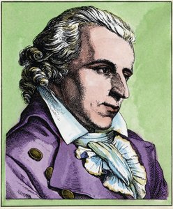 Saksalaisen historioitsijan ja runoilijan Friedrich von Schillerin (1759-1805) muotokuva.