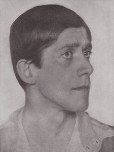 Oskar Kokoschka, itävaltalainen taiteilija ja kirjailija (s/w-kuva). tekijältä Hugo Erfurth