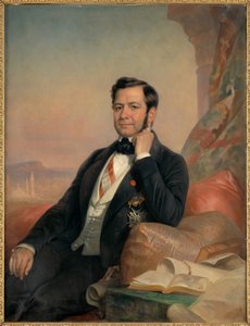 Ferdinand de Lessepsin muotokuva tekijältä Hugues Foureau