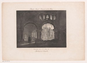 Lavastus oopperaan Robert le diable Theatre Royal Francais de la Haye (otsikko esineessä)