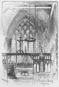 Pyhän Etheldredaksen kirkko, 1890