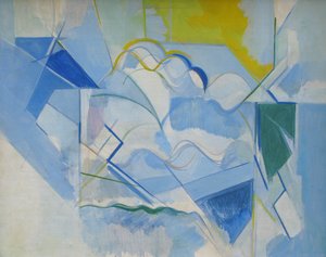 Smoke No. 1, n. 1942 (öljy kankaalle) tekijältä Humphrey Jennings