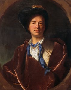 Retrat de Bernard Le Bovier de Fontenelle (Rouenfinnish tekijältä Hyacinthe Francois Rigaud