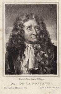 Jean de La Fontainen muotokuva tekijältä Hyacinthe Francois Rigaud