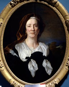 Taiteilijan äidin Marie Serren muotokuva Hyacinthe Rigaudin (1659-1743) maalaus 1695 Su. 0,79x0,61 m Taon, Fontaine Henryn linna. tekijältä Hyacinthe Francois Rigaud