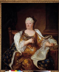 Prinsessa Palatine Charlotte Elisabeth de Bavieren muotokuva tekijältä Hyacinthe Francois Rigaud