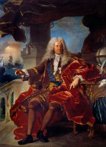 Pankkiiri Samuel Bernardin muotokuva (1651-1739) Hyacinthe Rigaudin (1659-1743) maalaus 1700-luvun su. 2,65 x 1,66 m tekijältä Hyacinthe Francois Rigaud