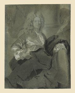 Miehen muotokuva tekijältä Hyacinthe Rigaud